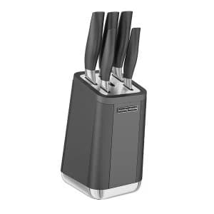 Morphy Richards Aspects 5 Piece Knife Block - Titanium