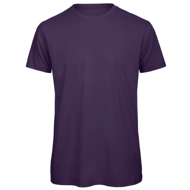 B&C Mens Inspire T-Shirt in Purple Size: Small Purple Male S