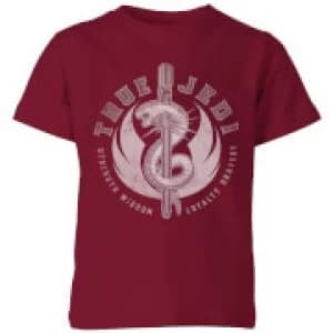 Star Wars The Rise Of Skywalker True Jedi Kids T-Shirt - Burgundy - 9-10 Years - Burgundy