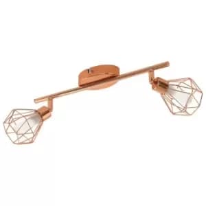 Netlighting Zapata LED 2 Light Spotlight Copper, G9