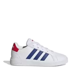 adidas Grand Court Junior Boys Trainers - White