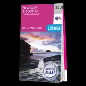 Map of Newquay & Bodmin