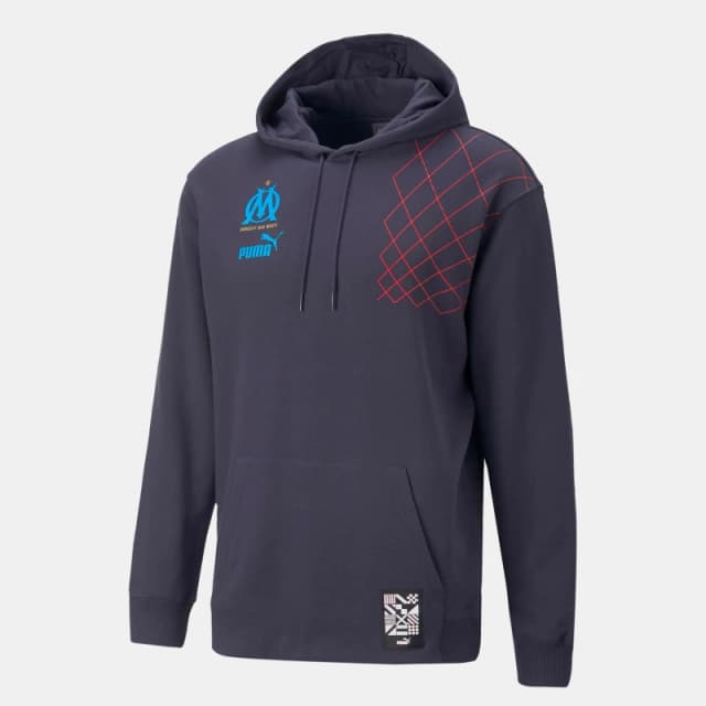 Puma Olympique De Marsseille Ftblculture Hoodie Navy male S
