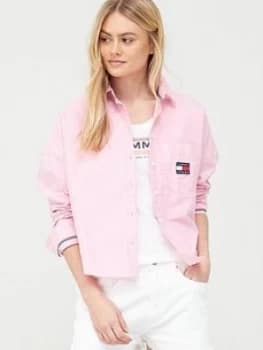 Tommy Jeans Tommy Badge Shirt - Pink