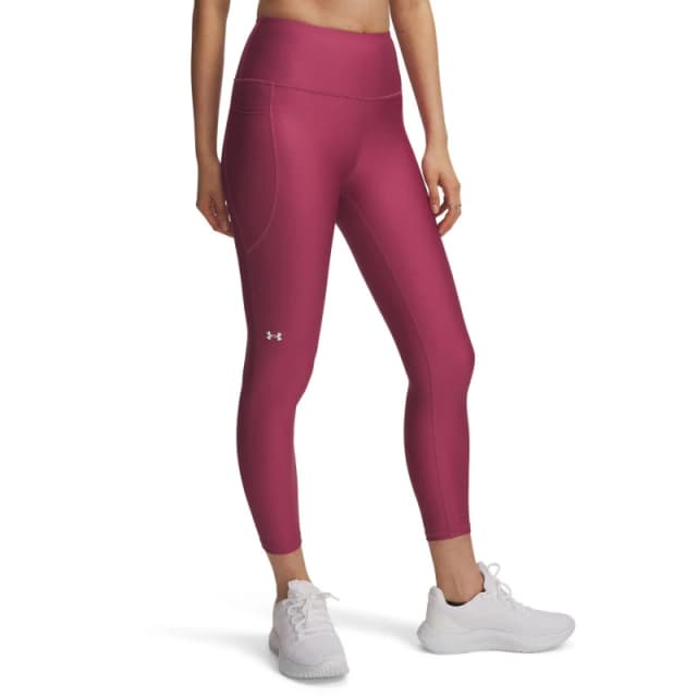 Under Armour Tech Hi Ankle Leggings Women Red C659 S