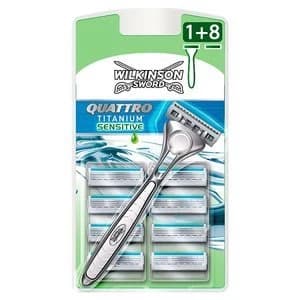 Quattro Titanium 8blades + Free Razor