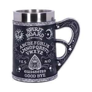 Black and White Spirit Board Tankard