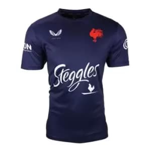 Castore Sydney Roosters 2021 Training T-Shirt Mens - Blue