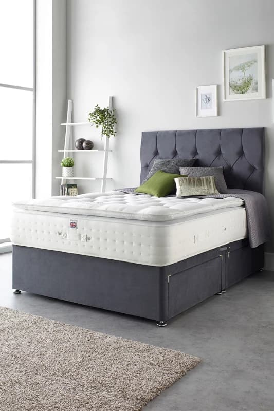 Aspire Aspire Cashmere 1000 Pocket Pillowtop Mattress in White Size: Single White Single Unisex 5057632124234