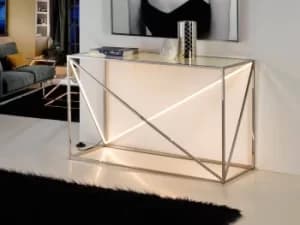 Moonlight Integrated LED Table Lamp Polished Chrome