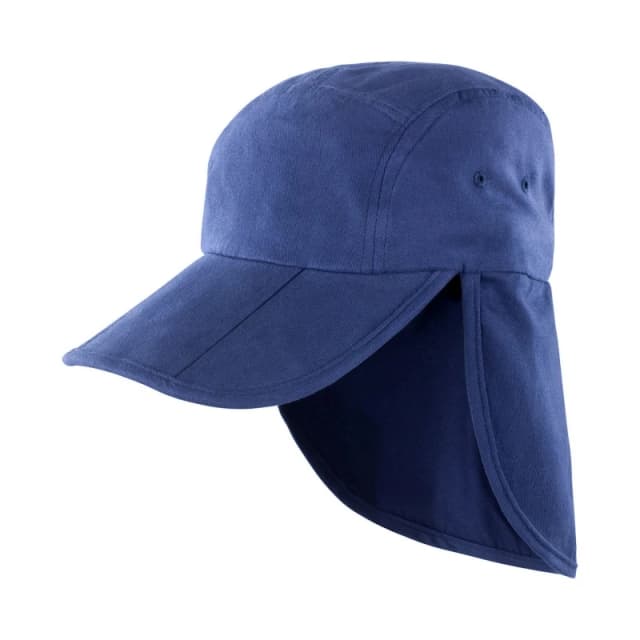 Result Result Men Fold Up Legionnaire Hat in Blue Blue One Size Male 5063470496136