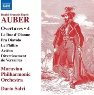 Daniel-Francois-Esprit Auber Overtures - Volume 4 by Daniel-Francois-Esprit Auber CD Album