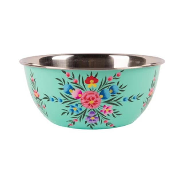 Billycan Picnic Bowl - 21.5Cm - Mint Pansy