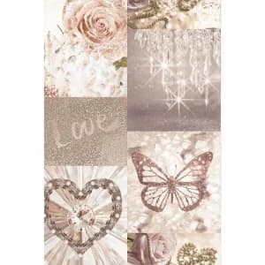 Love Paris Blush Wallpaper