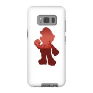 Nintendo Super Mario Mario Silhouette Phone Case - Samsung S8 - Tough Case - Gloss