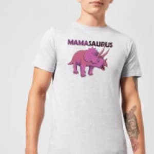 Mama Saurus Mens T-Shirt - Grey - 3XL