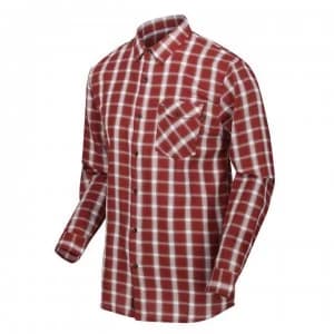 Regatta Lonan Long Sleeve Check Shirt - Spiced Apple