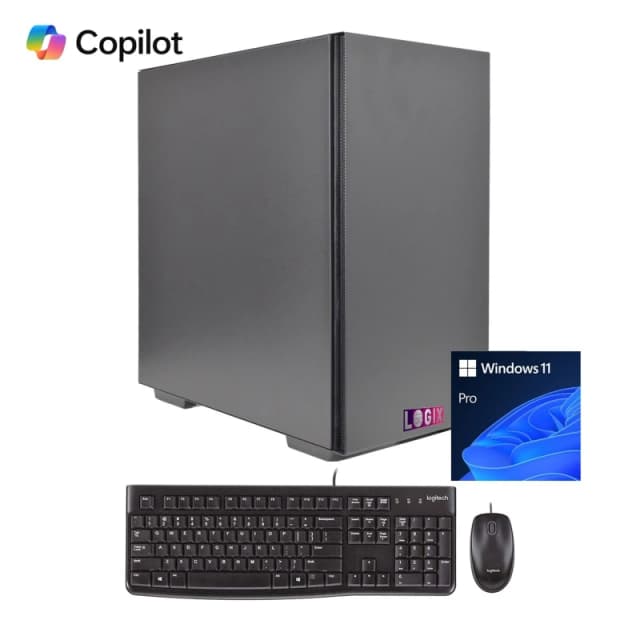 Logix LOGIX Intel i7-14700 2.10GHz (5.30GHz Boost) 20 Core 28 threads. 32GB Kingston RAM, 1TB Kingston NVMe, WiFi 6, Windows 11 PRO + FREE Keyboard &