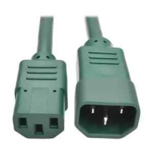 Tripp Lite Heavy Duty PDU Power Cord C13 to C14 15A 250V 14 AWG 2ft Gr