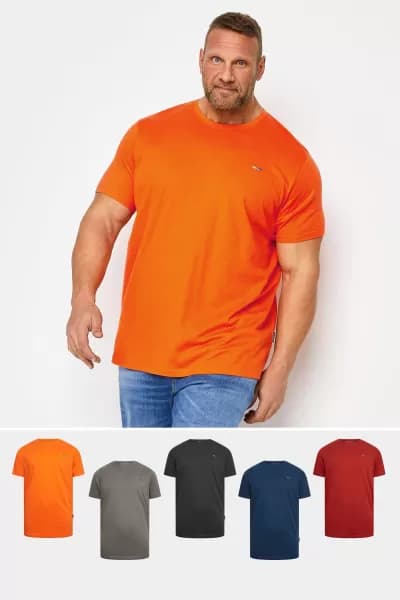5 Pack Essential T-Shirts