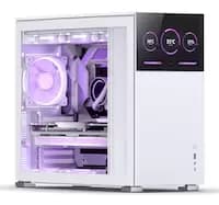 Jonsbo D41 Standard Screen ATX PC Case - White, Tempered Glass