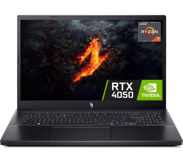 Acer Nitro V15 15.6" Gaming Laptop - AMD Ryzen 7, RTX 4050, 512GB SSD, Black 4711474020284