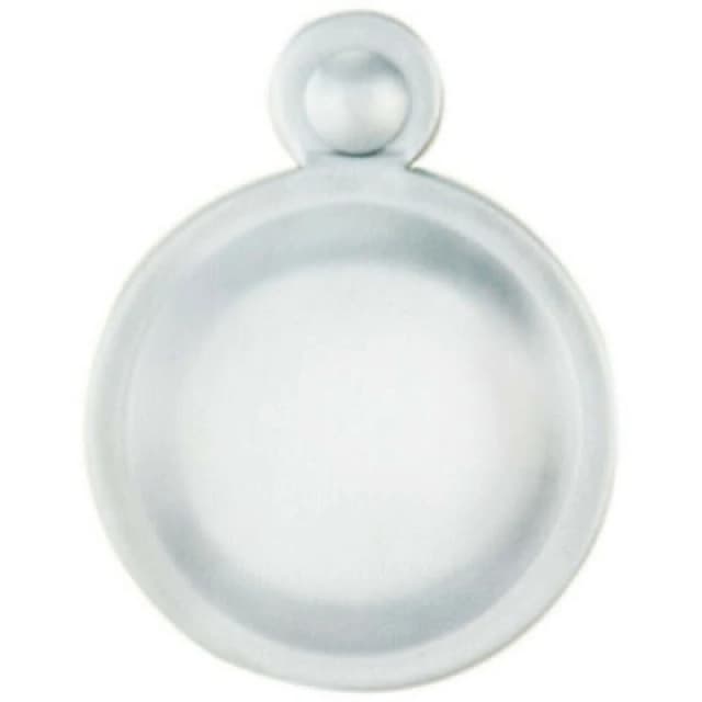 Loops 31mm Lock Profile Covered Escutcheon 17.5mm Fixing Centres Satin Chrome Multi unisex