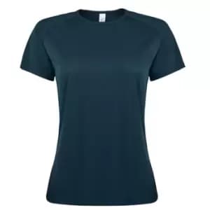 SOLS Womens/Ladies Sporty Short Sleeve T-Shirt (XS) (Petroleum Blue)