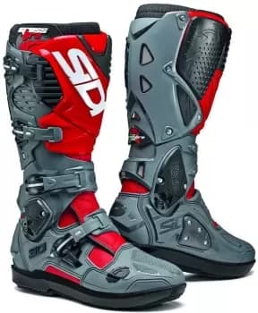 Sidi Crossfire 3 SRS Motocross Boots Black Grey Red