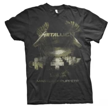 Metallica - Master of Puppets Distressed Unisex X-Large T-Shirt - Black