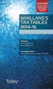 Whillanss Tax Tables 2014-2015 by Claire Hayes Paperback