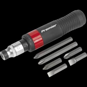 Sealey 8 Piece Manual Impact Driver and Bit Set