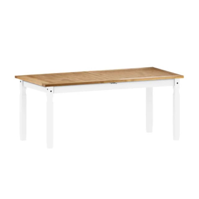 Mercers Furniture Corona White Large Extending Dining Table