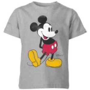 Disney Classic Kick Kids T-Shirt - Grey - 11-12 Years