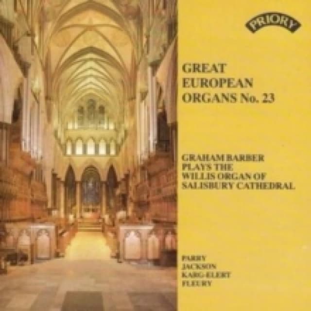 Great European Organs No. 23: Graham Barber Plays the Willis Organ of Salisbury Cathedral CD / Album