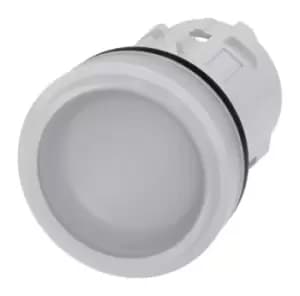 Siemens White Pilot Light Head, 22mm Cutout SIRIUS ACT Series