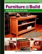 furniture you can build projects that hone your skills series