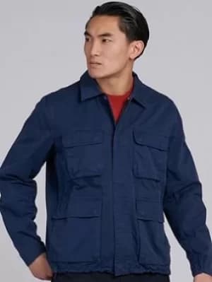 Barbour International Dion Casual Jacket, Navy, Size 2XL, Men