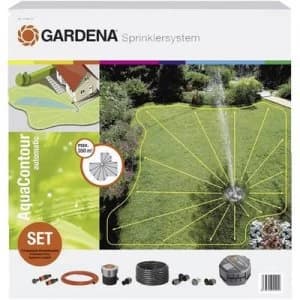 GARDENA 2708-20 AquaContour automatic retractable sprinkler set