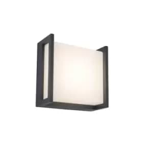 LUTEC QUBO Outdoor wall lighting LED 8 W Grey E