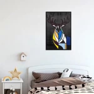 By Geyik Multicolor Decorative Wooden Wall Accessory