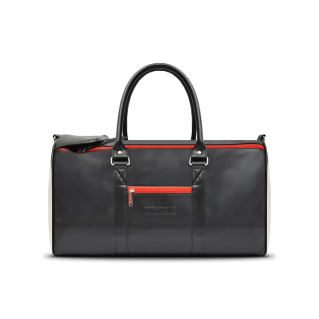 Lambretta Mens Retro Barrel Gym Bag Black male One Size