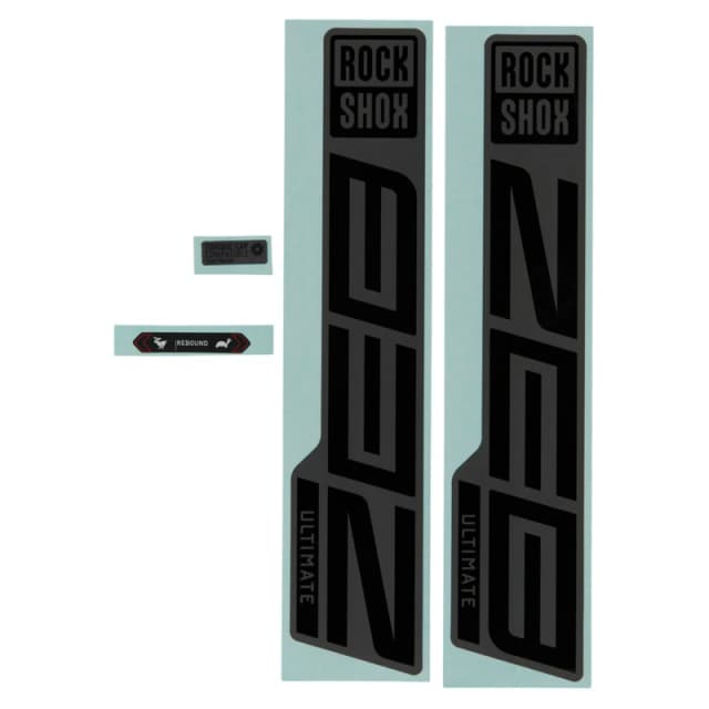 Sram Rockshox Fork Decal Kit Zeb Ultimate 2729 2021 GLOSS BLACKMATTE GREY NO SIZE GLOSS BLACK/MATTE GR