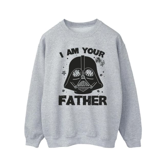 Star Wars Star Wars Men I Am Your Father Sweatshirt in Grey Size: Small Grey S Male 5063376554732