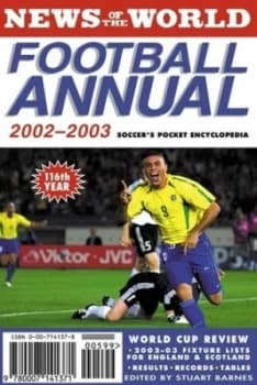 Football Annual 2002-03 by Stuart Barnes and News of the World Paperback