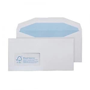 Purely Environmental DL+ Mailing Bag 229 x 114mm 90 gsm White Pack of 1000