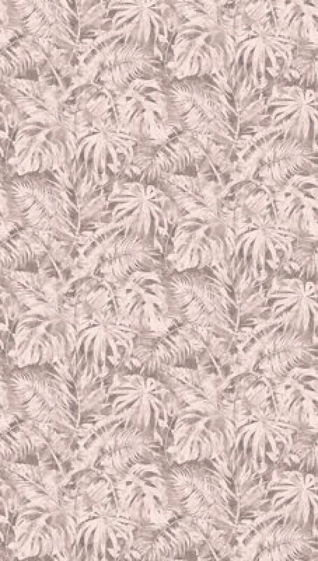 As Creation Bricoflor Non-Woven Wallpaper, Leaf & Palm Wallpaper, Jungle & Tropical, Vintage In Beige, Pink - 8,80 X 0,53 M