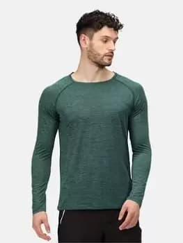 Regatta Burlow Sweatshirt, Pacific Green, Size L, Men