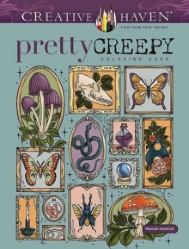 Creative Haven Pretty Creepy Coloring Book. Paperback. By Hannah Konetzki Books