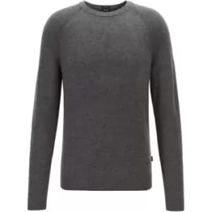 Boss Banilo Knit Jumper - Grey